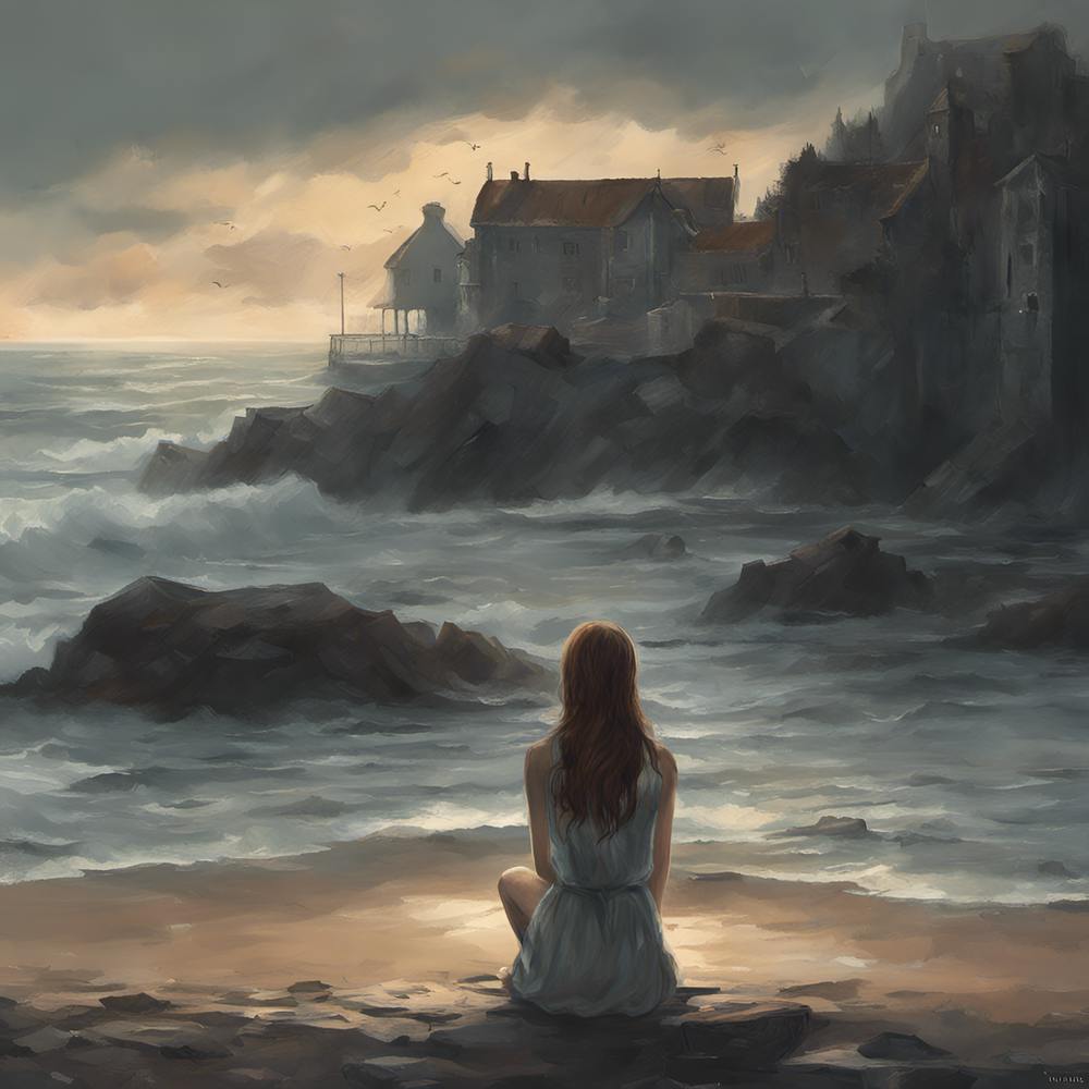 Fille à la plage