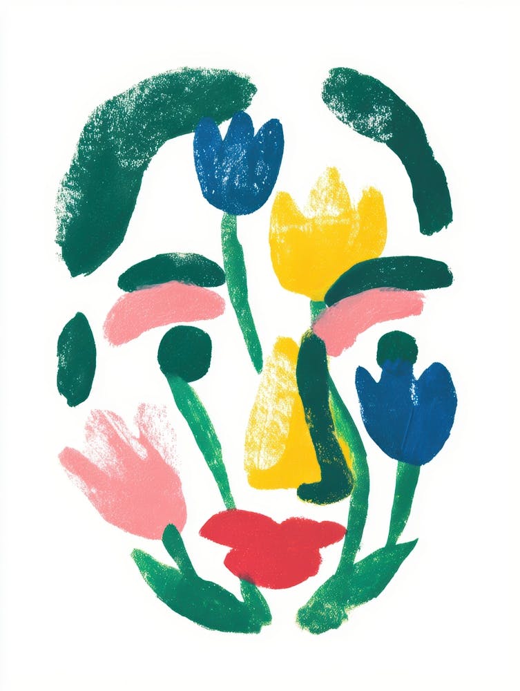 Face With Flowers 1