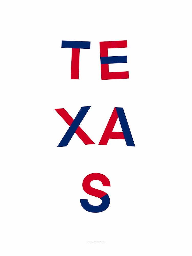 Texas State Flag Colours
