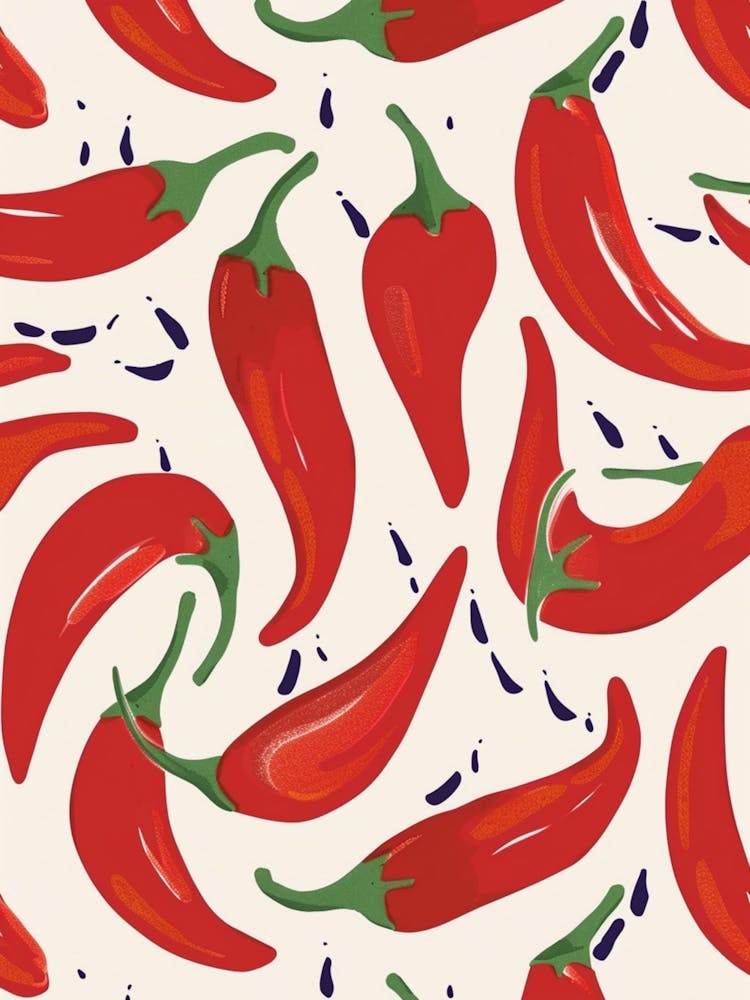 Chilli Pattern Illustration