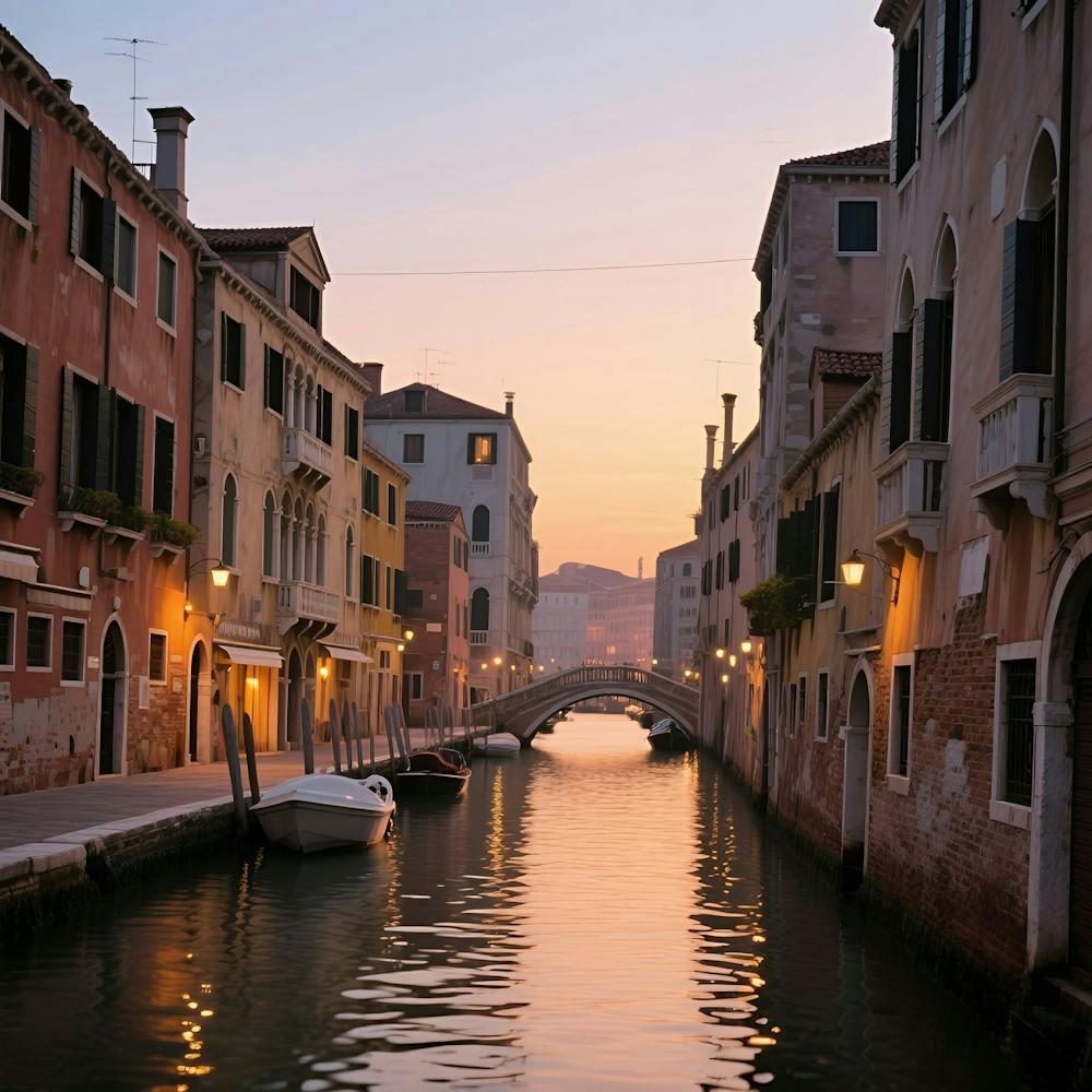 Venice At Sunset 1