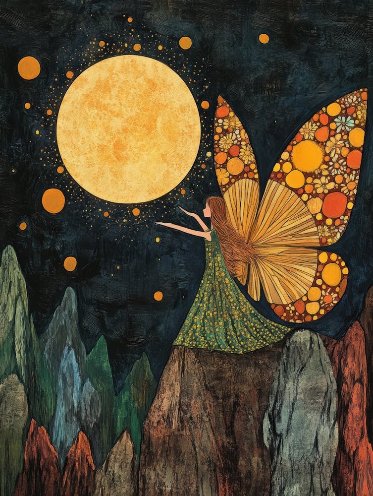 Fairy On The Moon