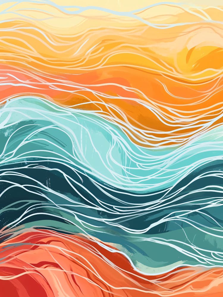 Abstract Ocean Waves