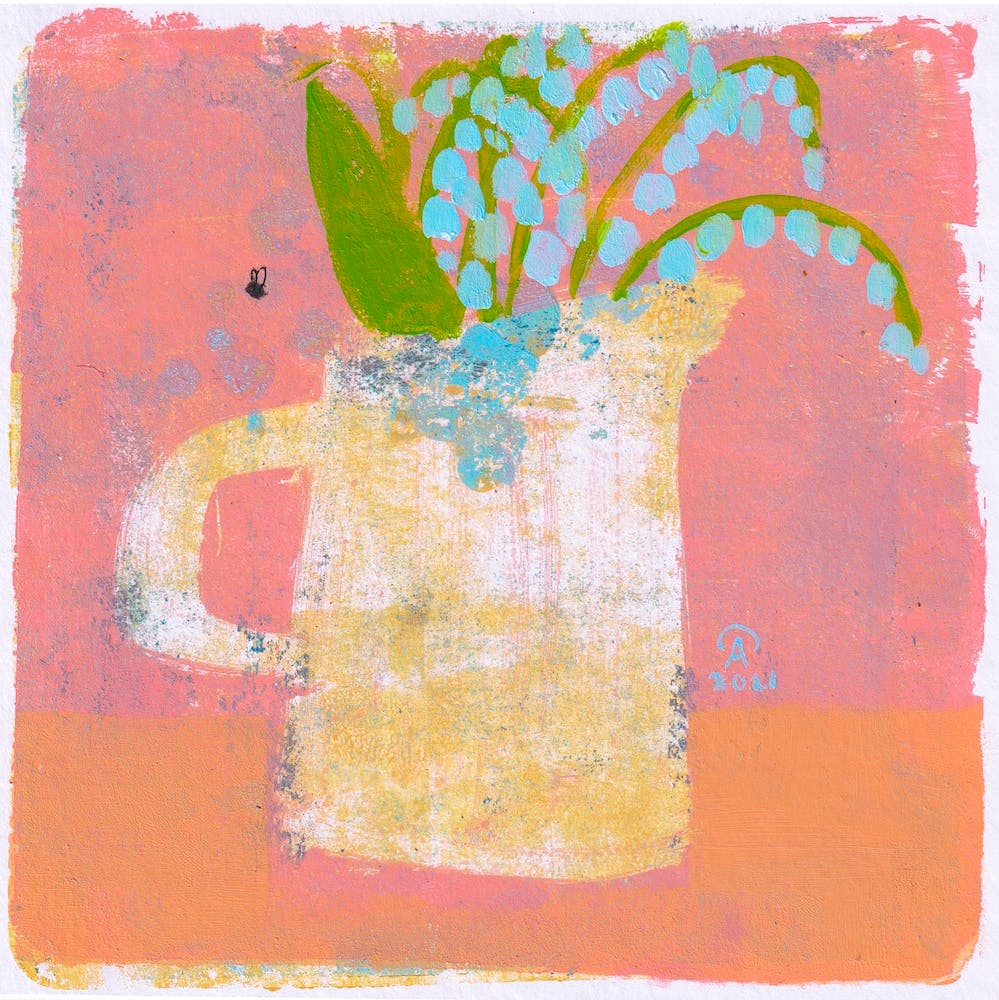 Lilly Of The Valley Bouquet Square