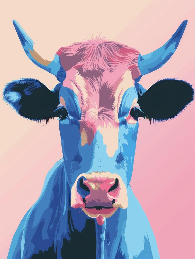 Cow Canvas Art 3