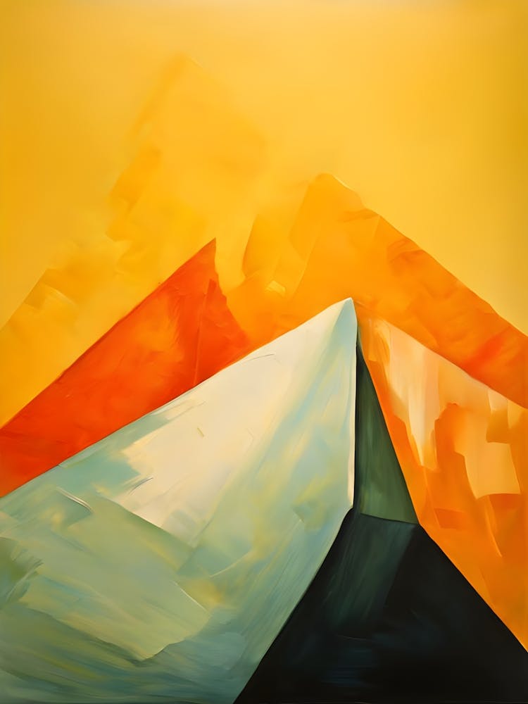 Abstract Mountain Painting 1