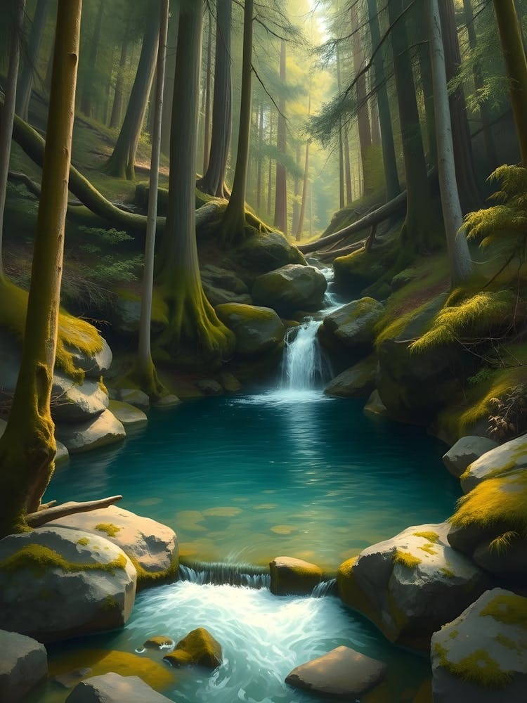 Waterfall In The Forest 4