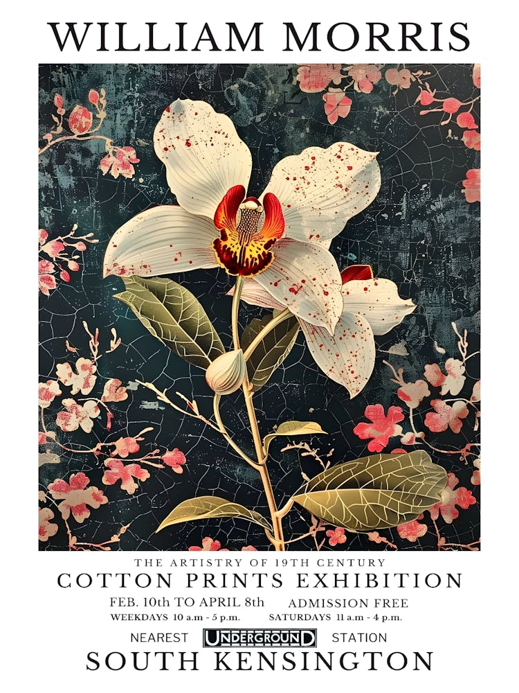 William Morris Cotton Prints Exhibition 36