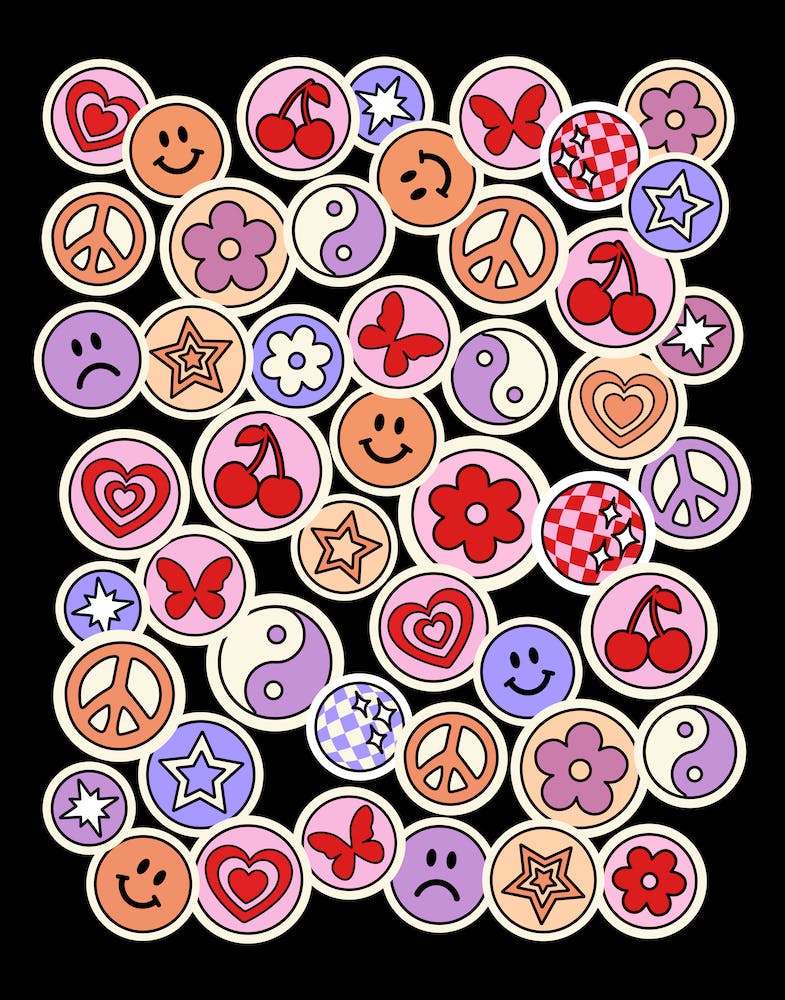 Y2k Retro Stickers
