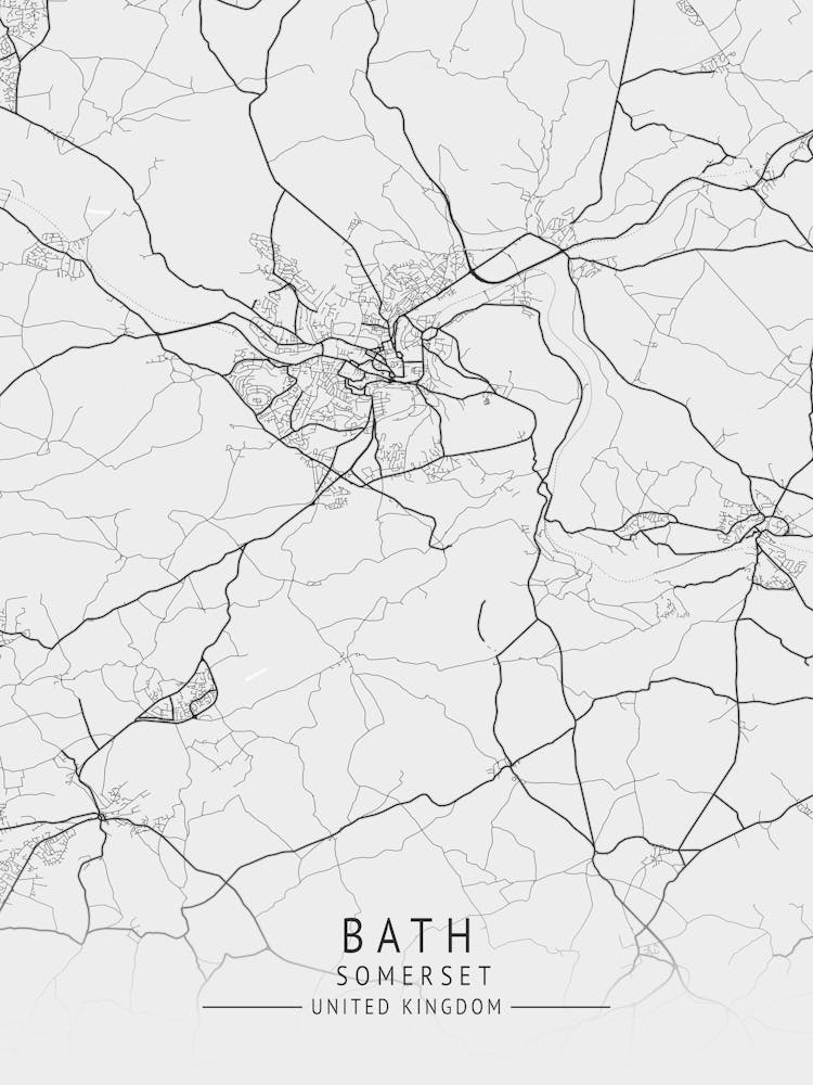 Bath Somerset Map