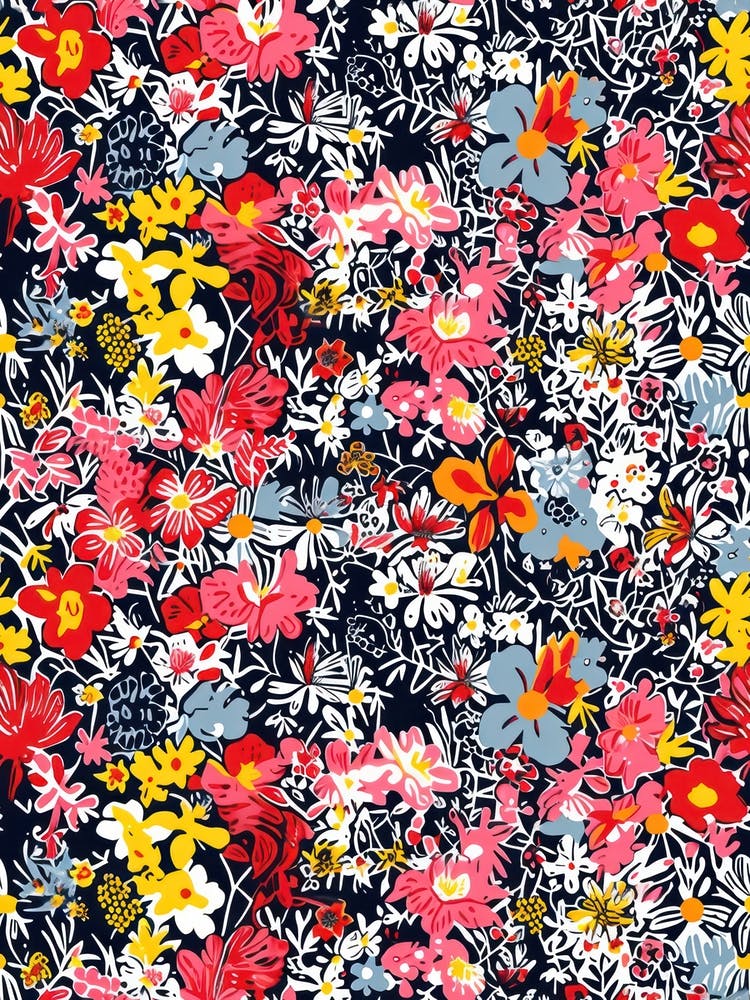 Inspiring Floral London Fabrics Floral Pattern 5