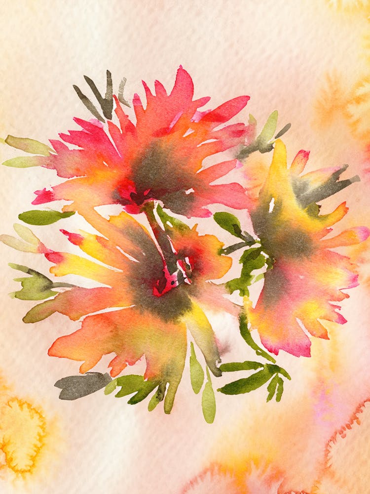 Aquarell Blumen