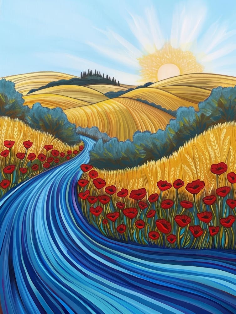 Mohnblumen auf dem Feld 26