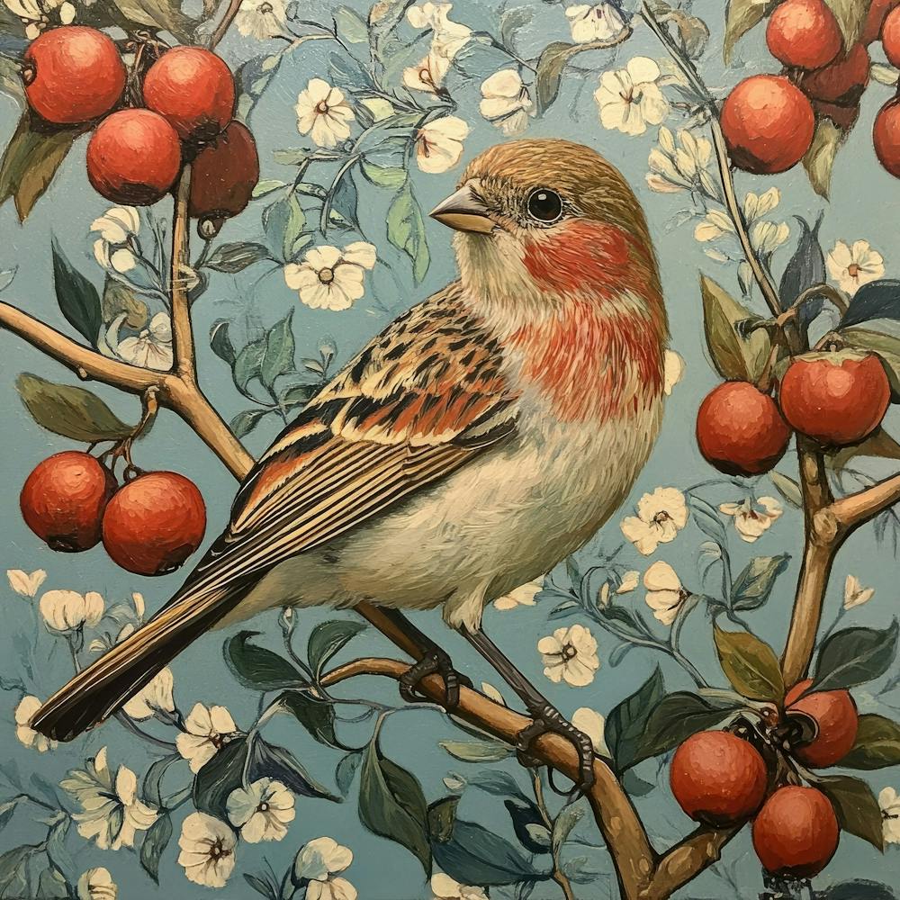 Bird On A Branch Art 2