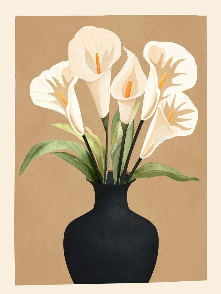 A Vase With Calla Lilies 3
