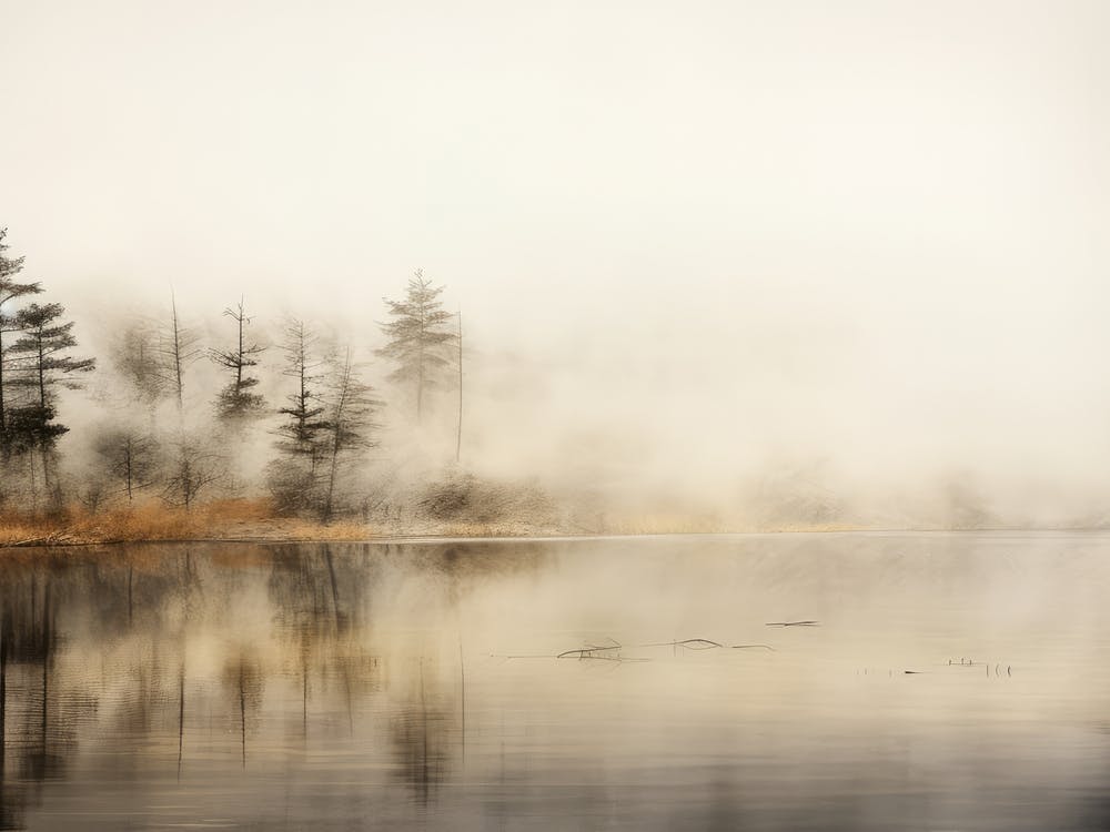 Autumn Pond Painting
