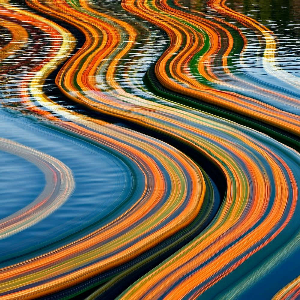 Abstract Water Ripples