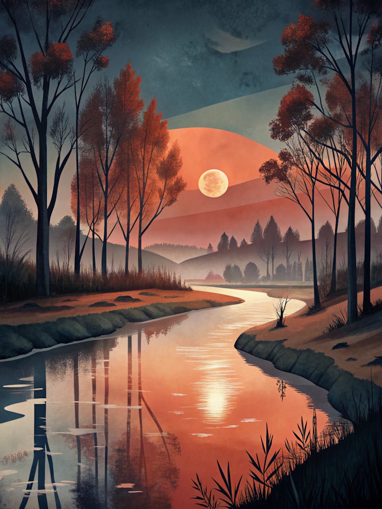 Sunset By The River 9