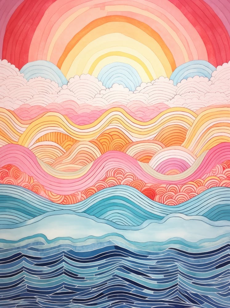 Sunset Over The Ocean 3