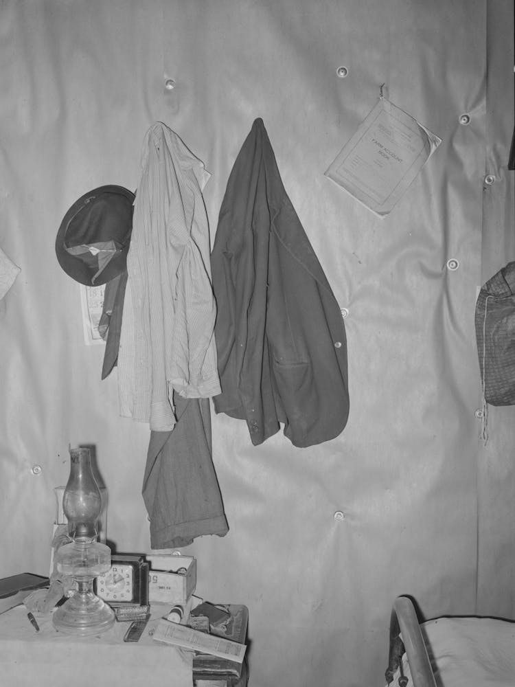 Detail Of Living Room In Home Of Tenant Farmer, Muskogee County, Oklahoma By Russell Lee