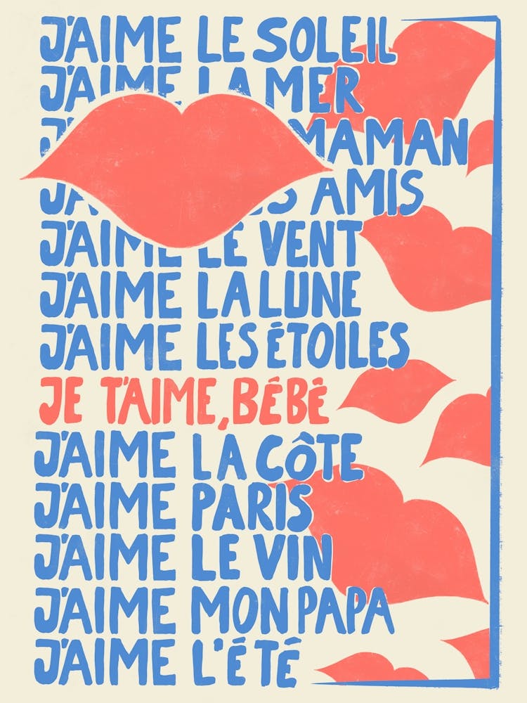 French Quote Print