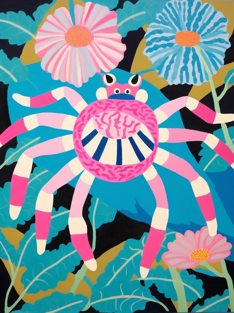 Maximalist Animal Painting Spider 1