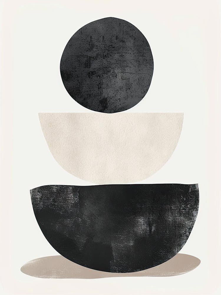 Textured Collapse Bauhaus Minimalist