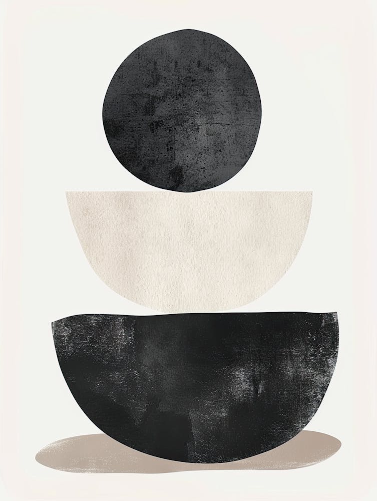 Textured Collapse Bauhaus Minimalist