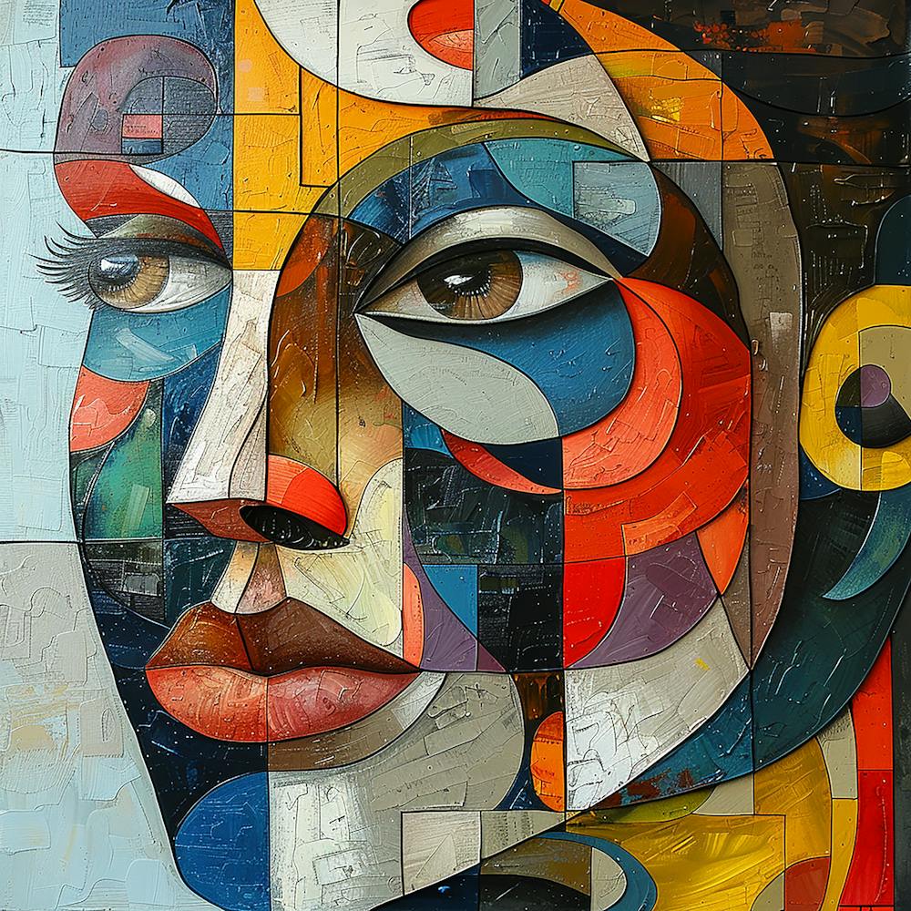 Abstract Of A Woman'S Face 10