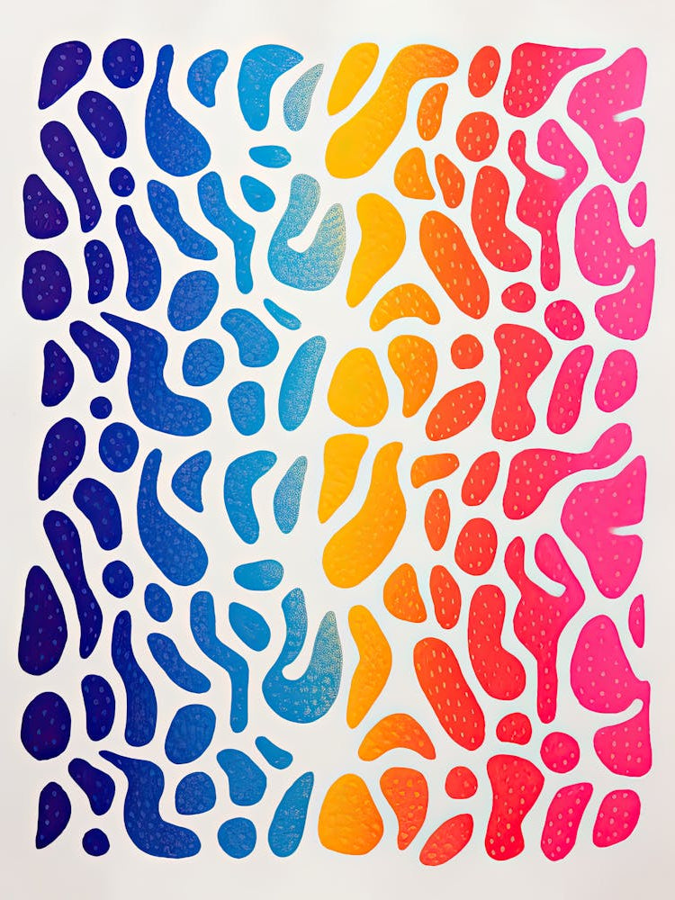 Echoing Pathways Otherworldly Abstract Surrealism