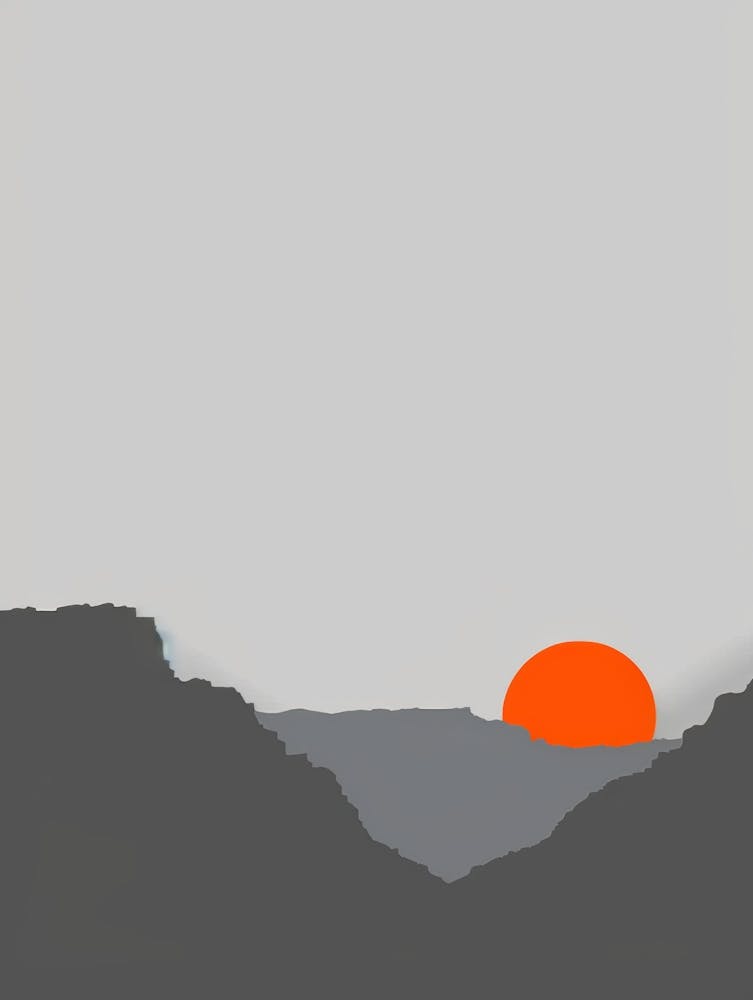 Sunset In The Mountains 60