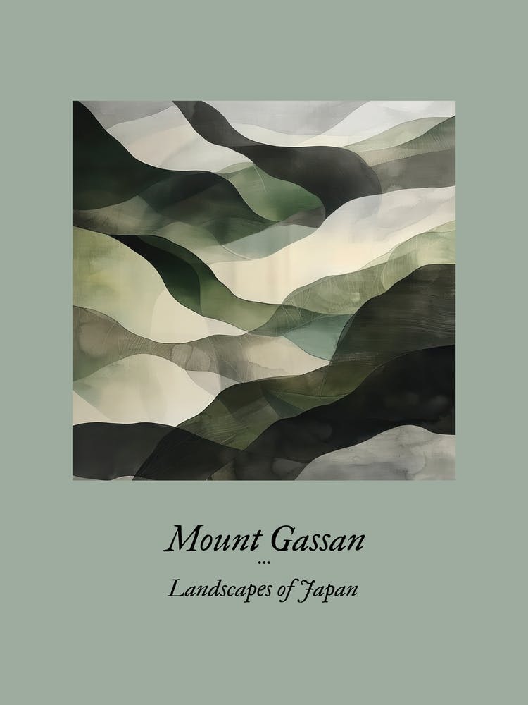 Landscapes Of Japan Mount Gassan
