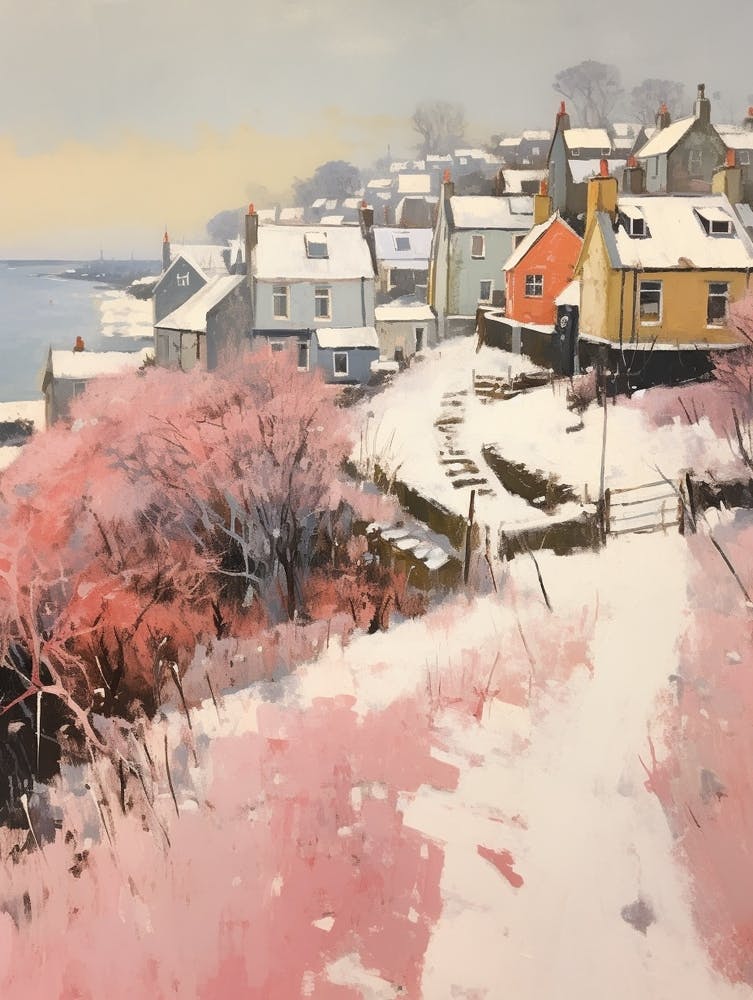 Dreamy Winter Painting Plymouth United Kingdom 2
