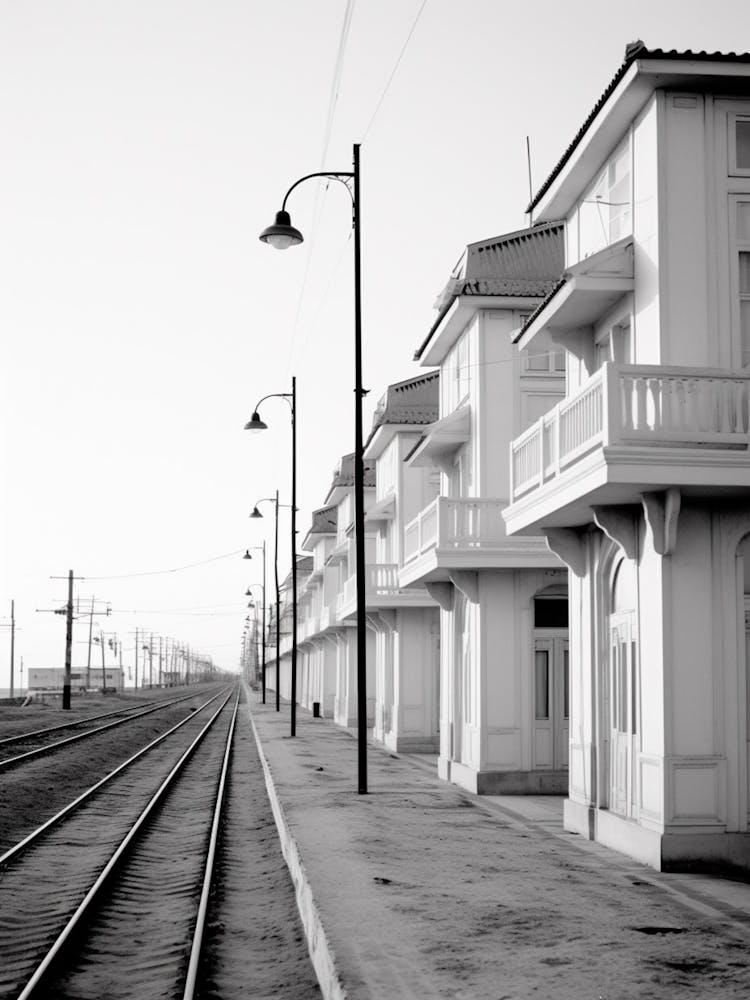 Viareggio, Italie, Photographie Noir Et Blanc 1