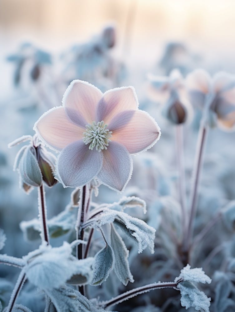 Frosty Botanical Hellebore 1