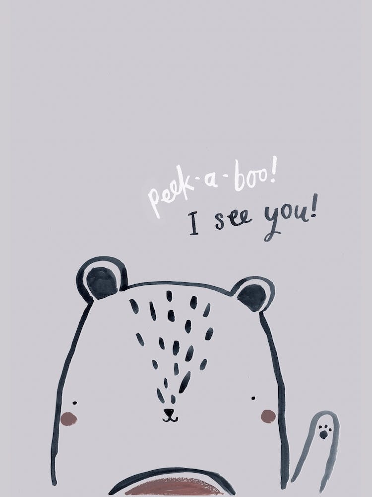 Peak A Boo Bear