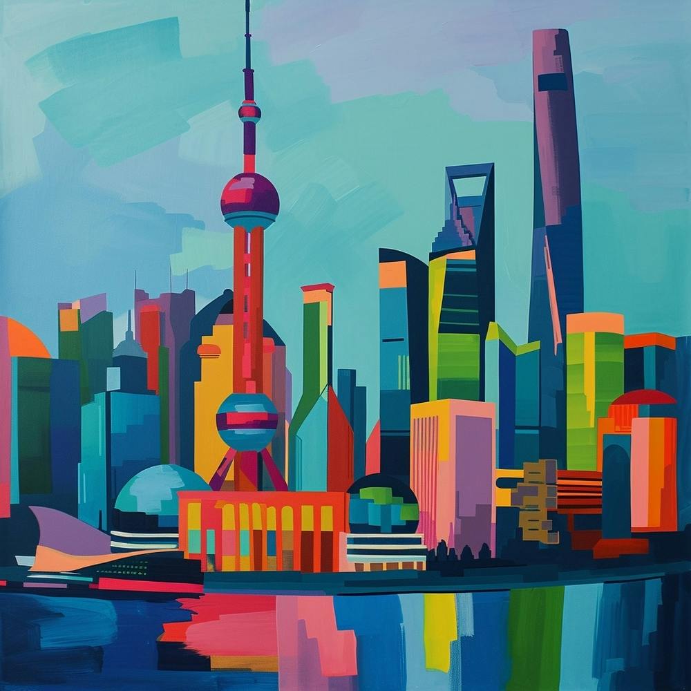 Abstract Travel Collection Shanghai China 4