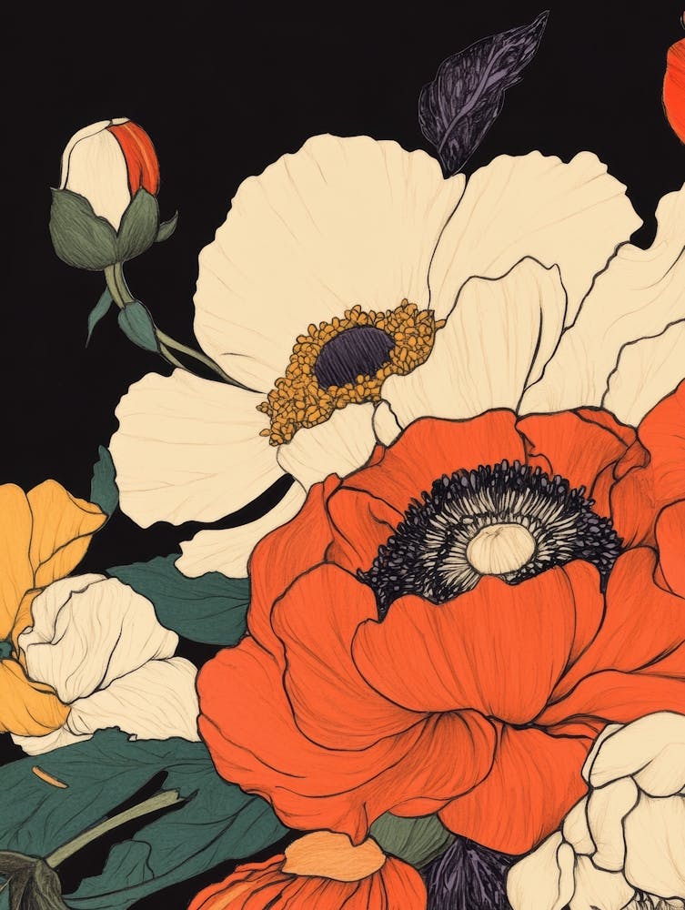 variety of flowers