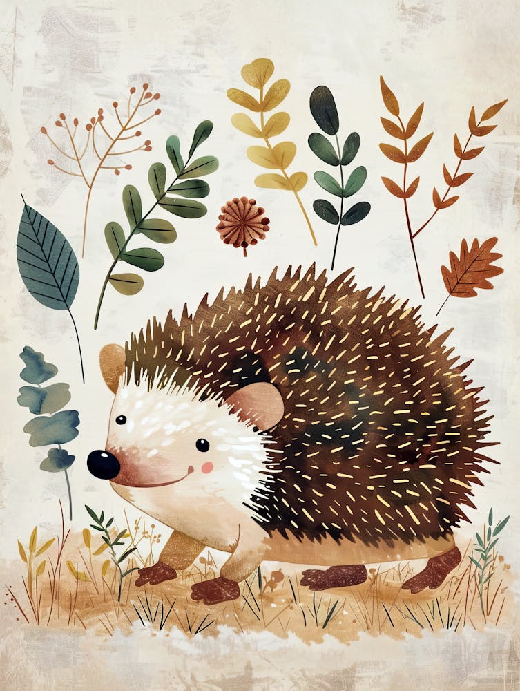 Hérisson Petit Monde Impressions pour Enfants & Affiches pour Enfants