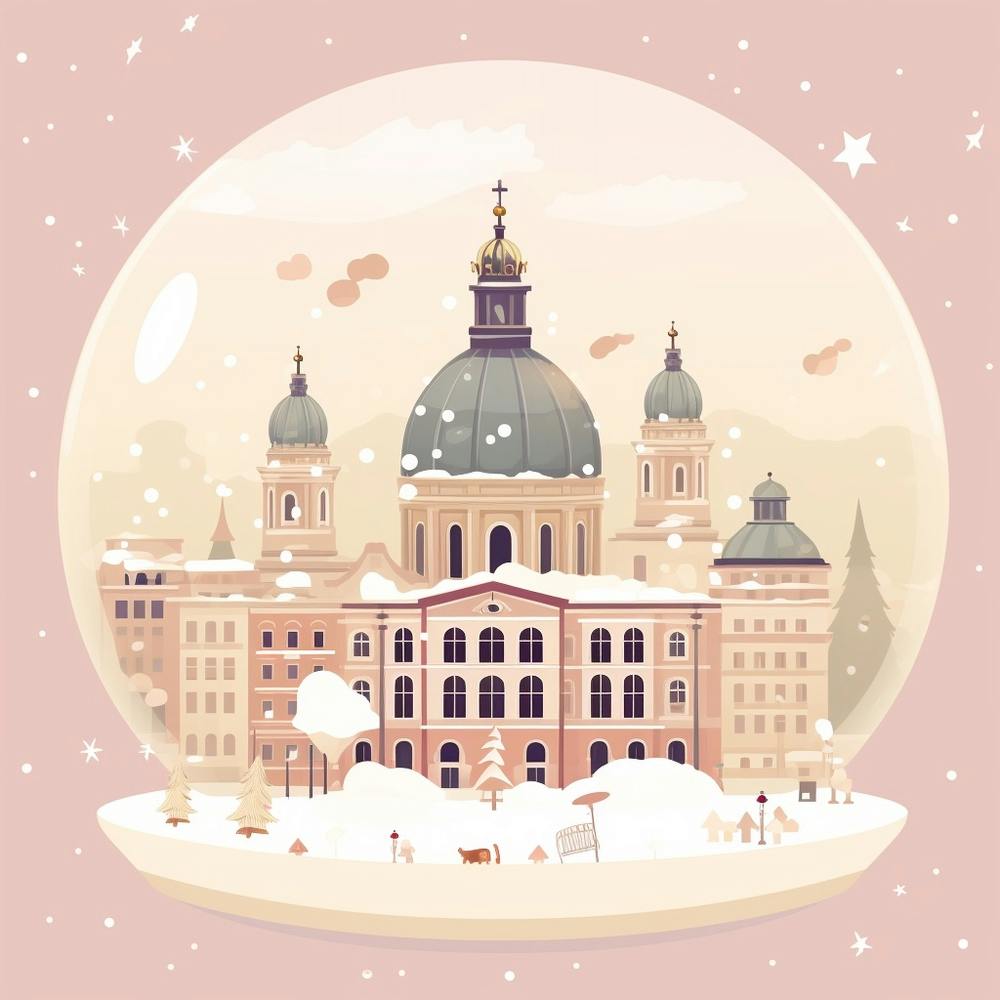 Vienna Austria 1 Snowglobe