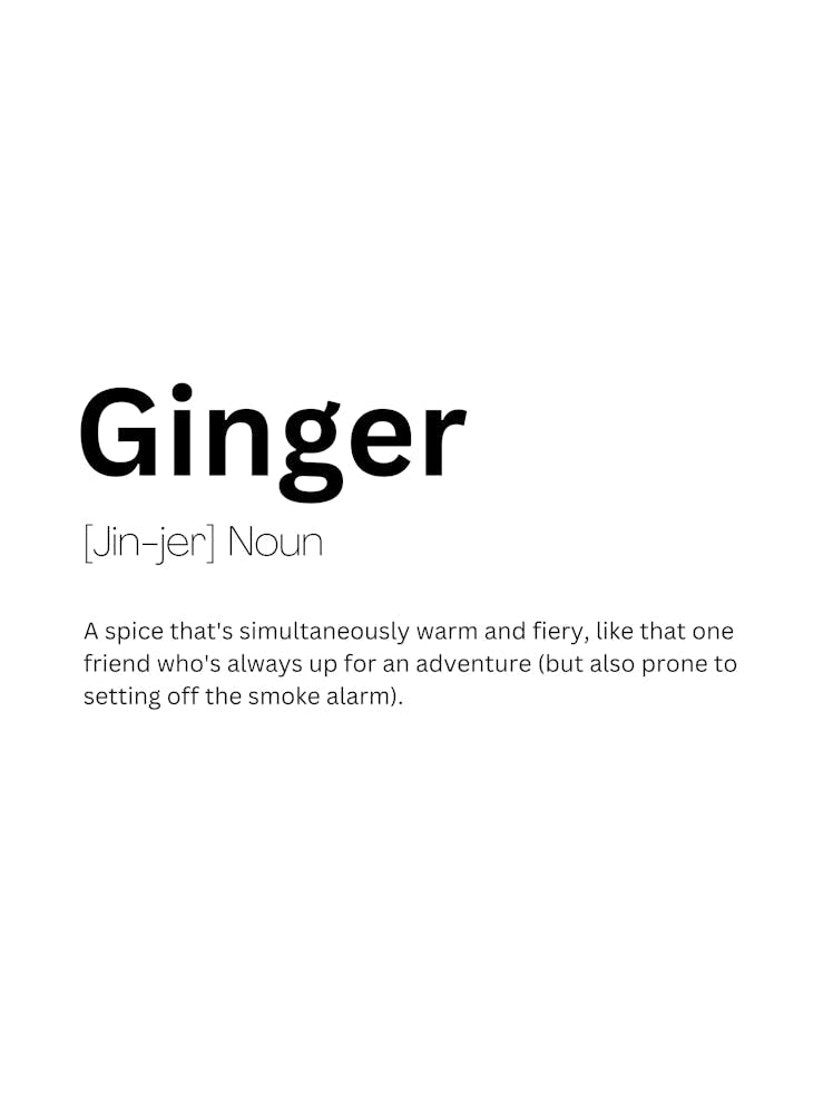 Ginger Definition Meaning