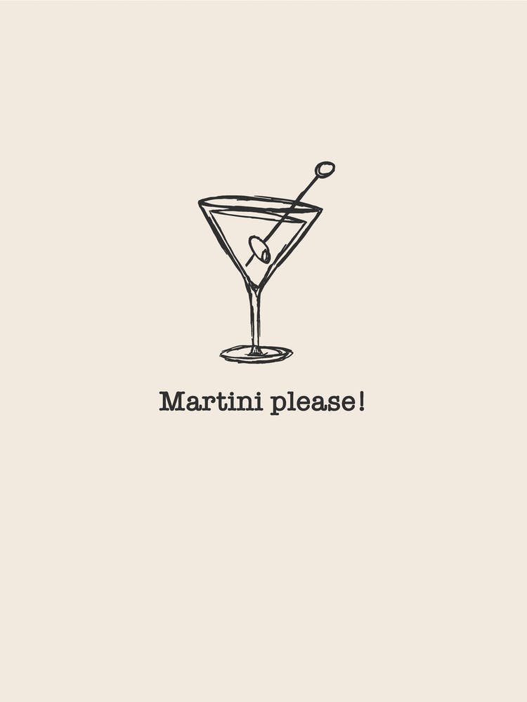 Martini Please cocktail