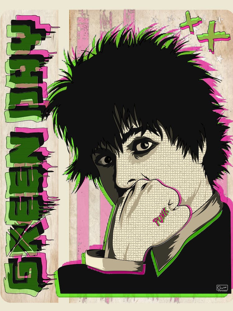 Green Day Pop Art