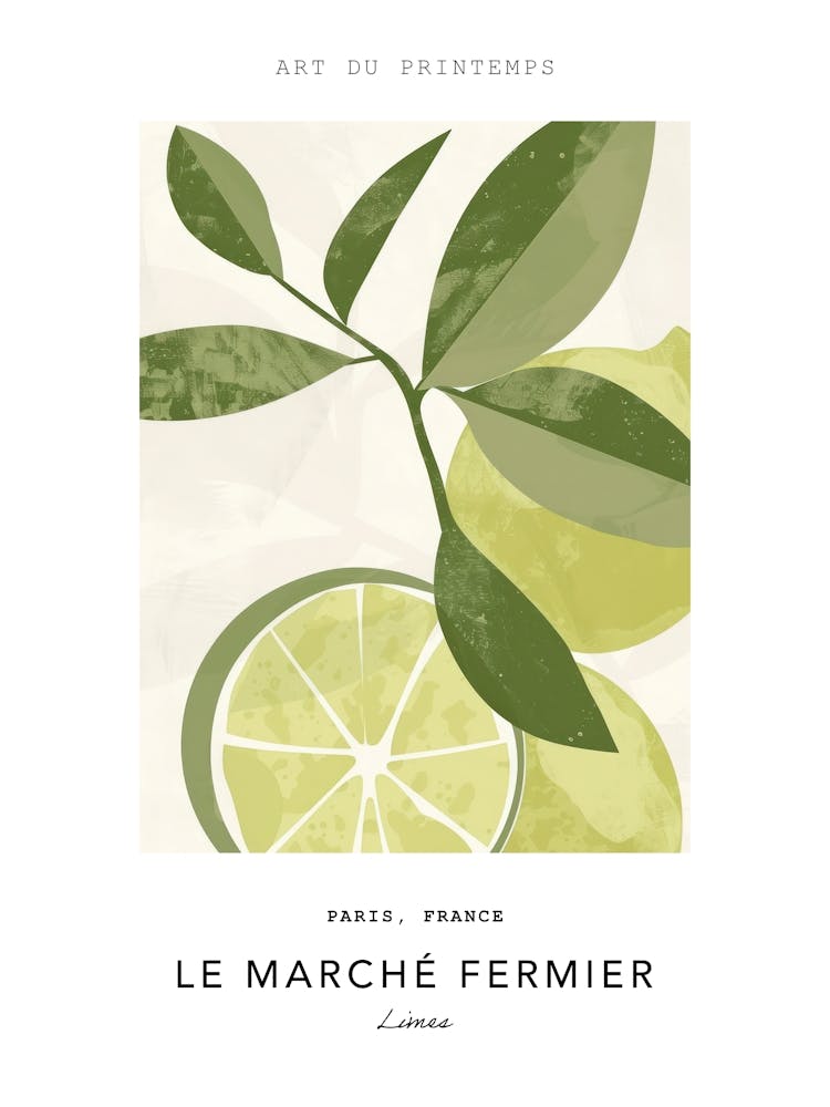 Limes Le Marche Fermier Poster 5