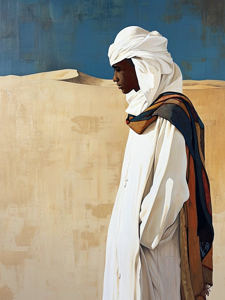 Arabian Man In The Desert 1
