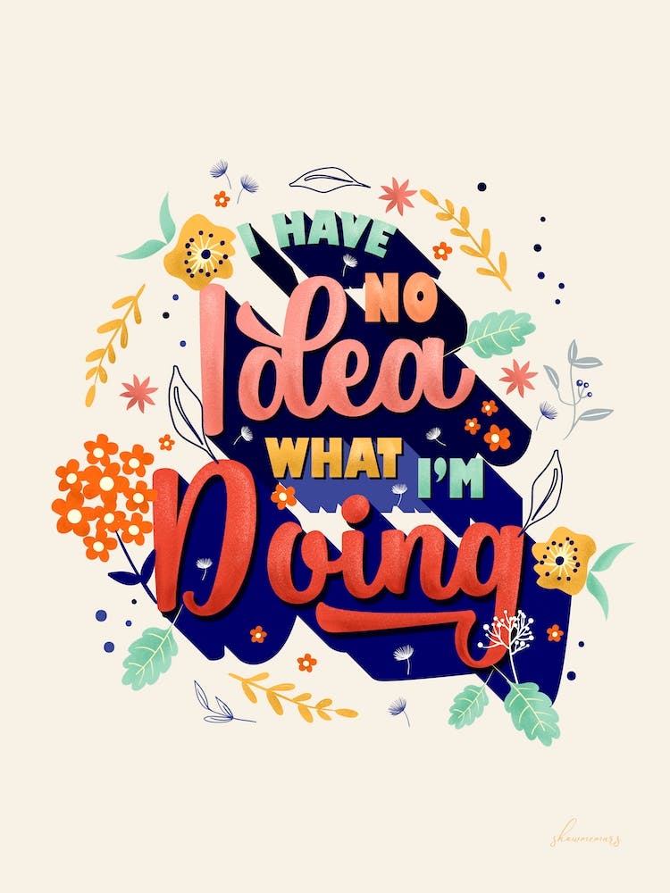 I Have No Idea What I Am Doing