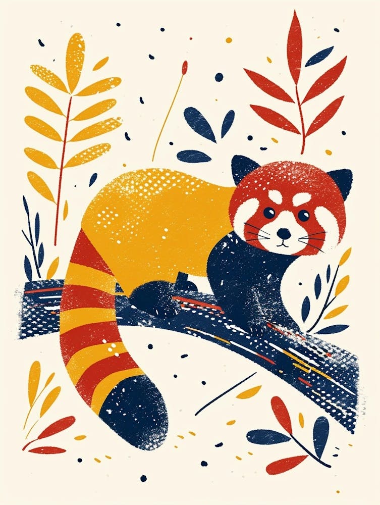 Panda Roux Jaune 1
