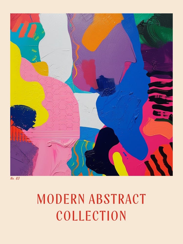 Modern Abstract Collection Poster 83