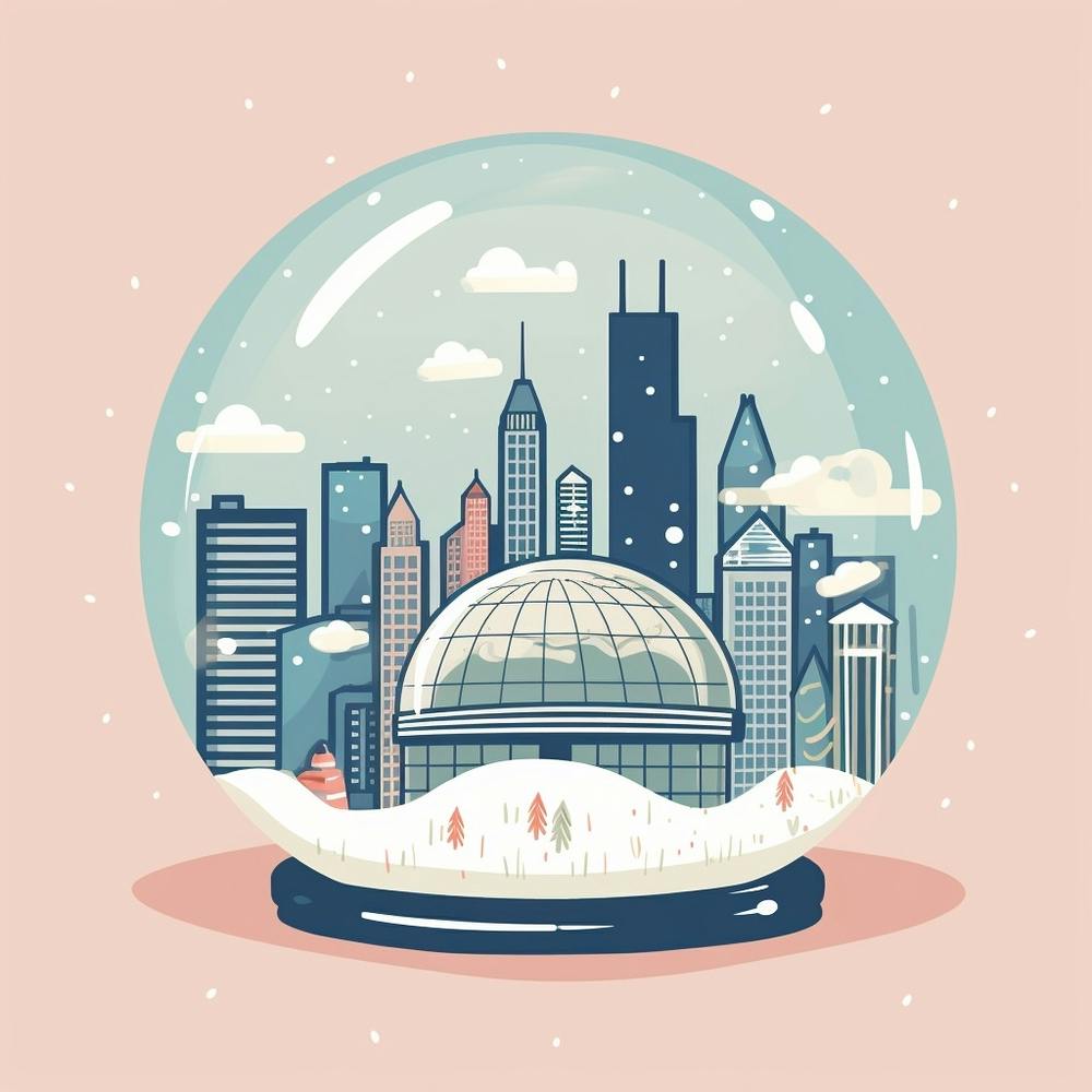 Chicago Usa 1 Snowglobe