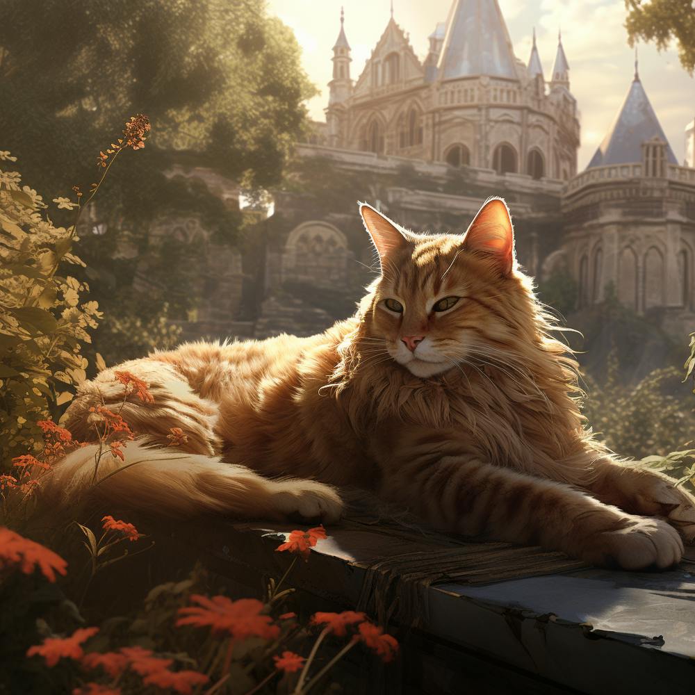 Cat In A Castle